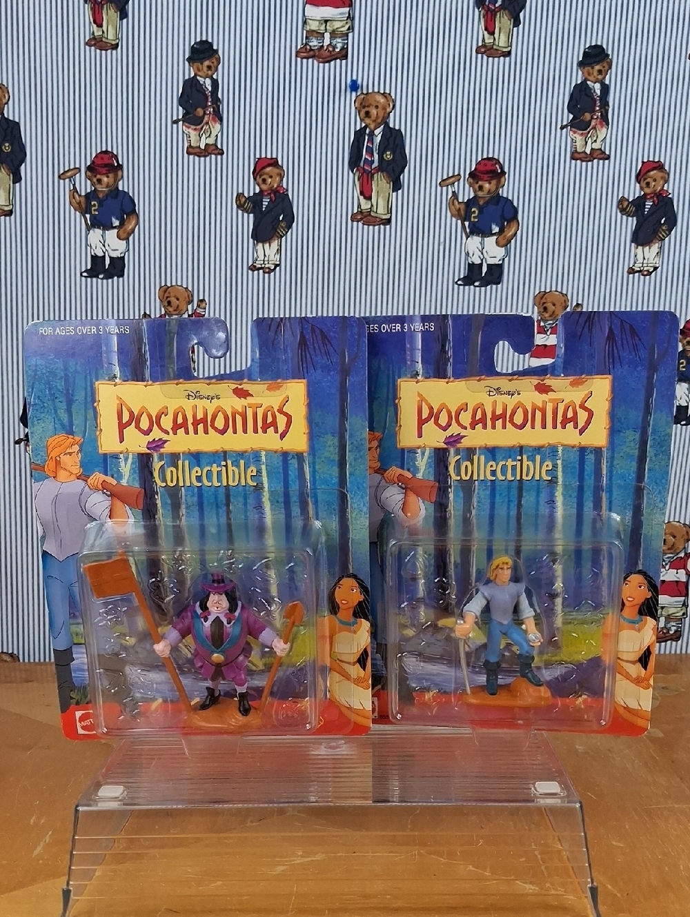 Disney Pocahontas Movie Collectible Mattel John Smith & John Ratcliffe Figures